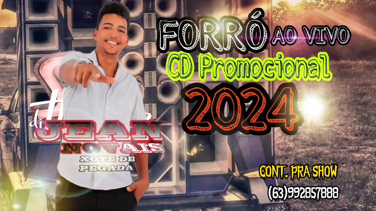 jean novais ao vivo/ Xote de pegada / cd promocional.