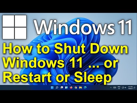 How to   Shut Down Windows 11
 | Quick Guide 2022