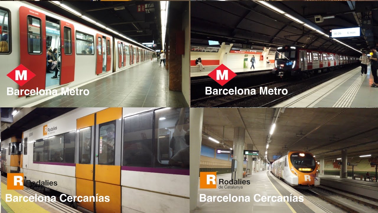 Barcelona Metro & Barcelona Cercanías Rodalies | Apr & May 2025 Compilation | 16 min 28 sec | 4K
