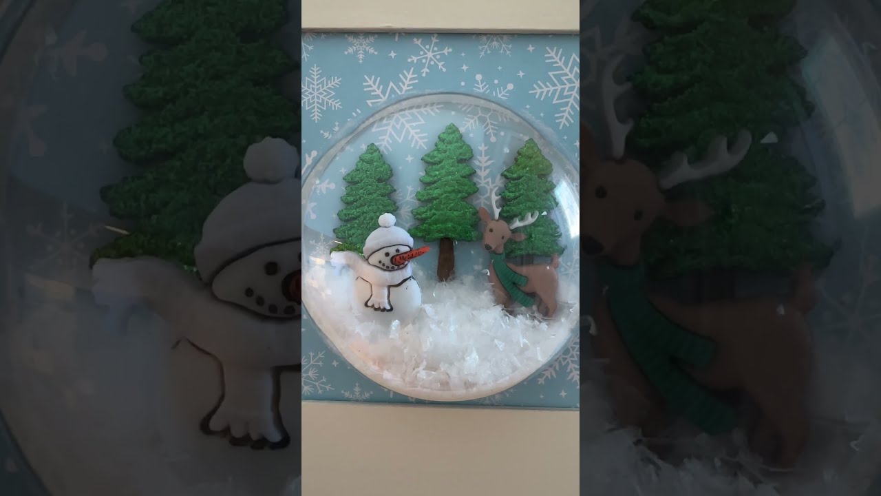 Easy Snowglobe Frame DIY 