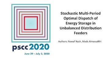 Stochastic Multi-Period Optimal Dispatch of Energy Storage in Unbalanced Distribution Feeders