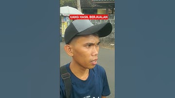 uang yang dihasilkan saat berdagang!! #shorts #kopikeliling