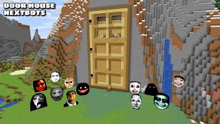 SURVIVAL WOODEN DOOR HOUSE WITH 100 NEXTBOTS in Minecraft - Gameplay - Coffin Meme