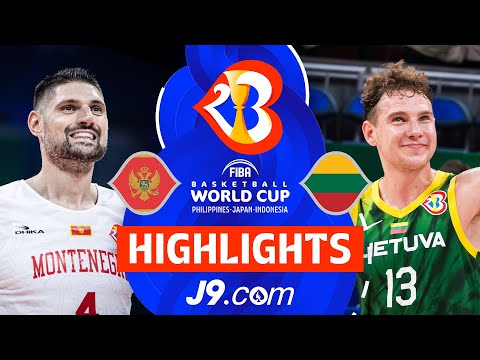 Montenegro 🇲🇪 vs Lithuania 🇱🇹 | J9 Highlights | FIBA Basketball World Cup 2023