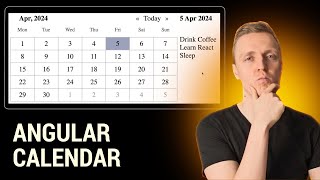 Build Angular Calendar Component Yourself - No UI Libraries Needed