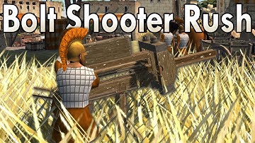 0AD 1v1 | Fast Bolt Shooter Rush Strategy | vs Chrstgtr