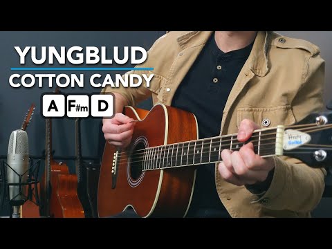 Yungblud "Cotton Candy" acoustic guitar lesson tutorial