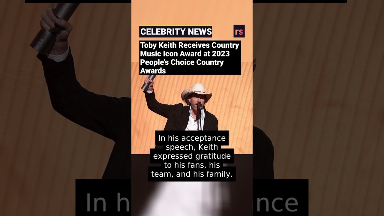 Toby Keith Receives 2023 People's Choice Country Awards Music Icon