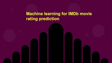 A project where I leveraged the power of machine learning for IMDb movie rating prediction