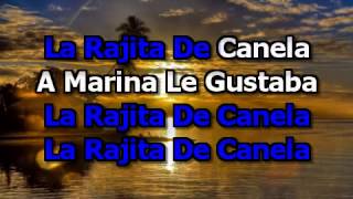 Video thumbnail of "karaoke  la rajita de canela  mike laure"