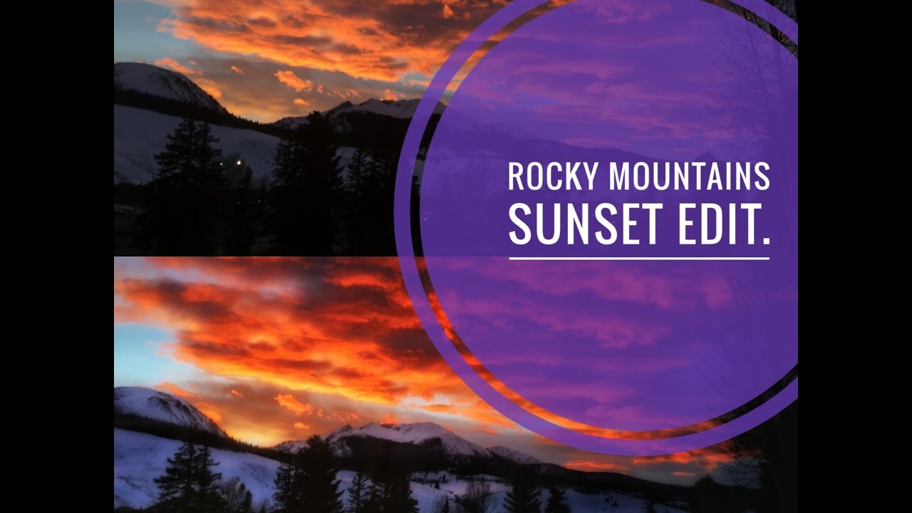 Silverthorne Colorado rocky mountains sunset edit YouTube
