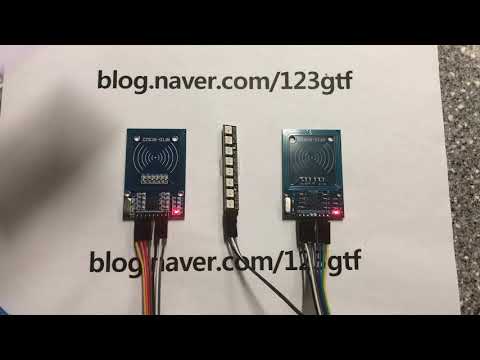 아두이노 RFID 여러개 연동하기 /  Multiple RC522 with WS2812B
