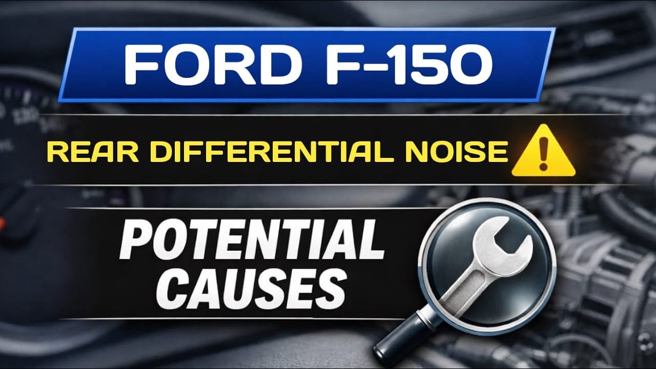 Шум в заднем дифференциале Ford F-150 – вероятные причины объяснены.