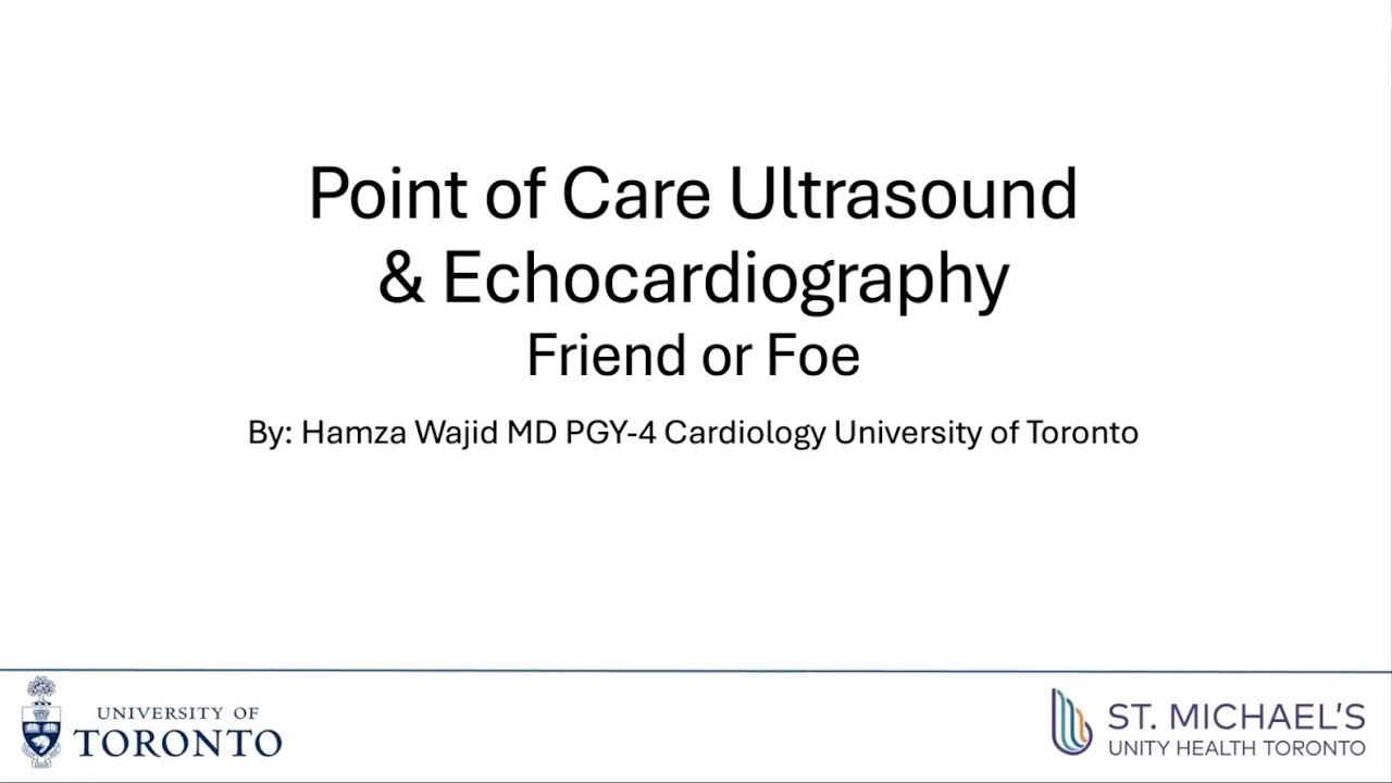 Point-of-Care Ultrasound & Echocardiography: Friend or Foe?