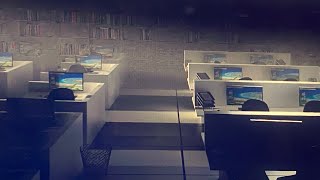 3D rendered office environment for lighting experiments.