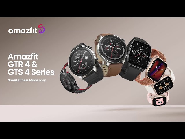 AMAZFIT INTRODUCES NEW GTR 4, GTS 4 & GTS 4 MINI SMARTWATCHES: THE MOST  ADVANCED GENERATION YET