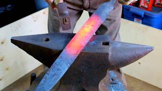 How to forge a medieval sword PART 16: Final shaping of the blade