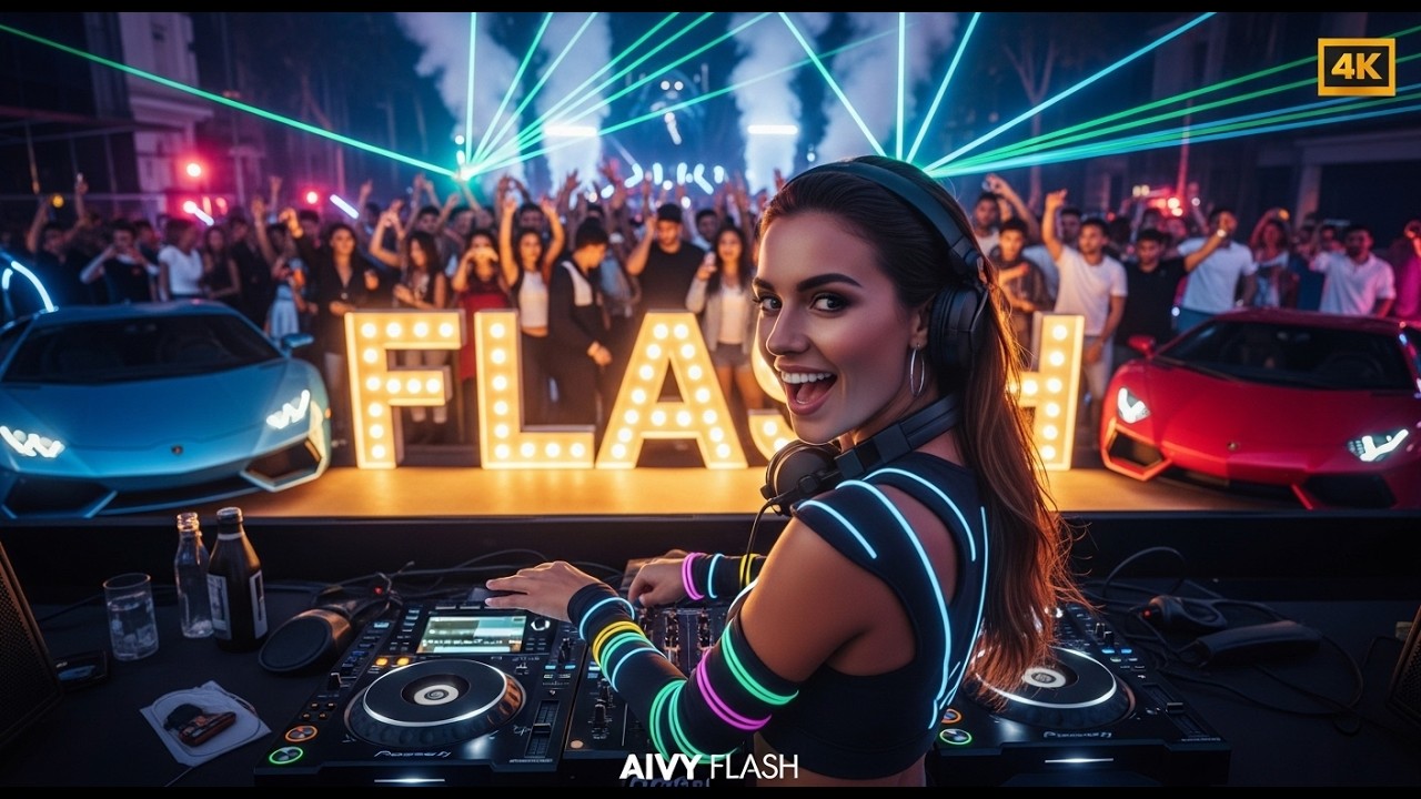 🚗  Bass Boosted Night Drive EDM 2026 🔊 CAR MUSIC, Techno Drops & Party Club – AIVY FLASH