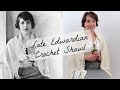 I Crochet a Vintage Shawl ✨ Late Edwardian Era, Modernized Reproduction | Beginner Pattern Tutorial