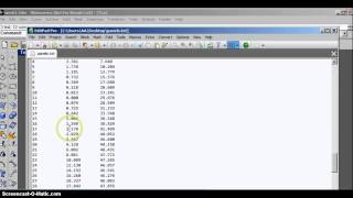 Panel output - XY coordinates