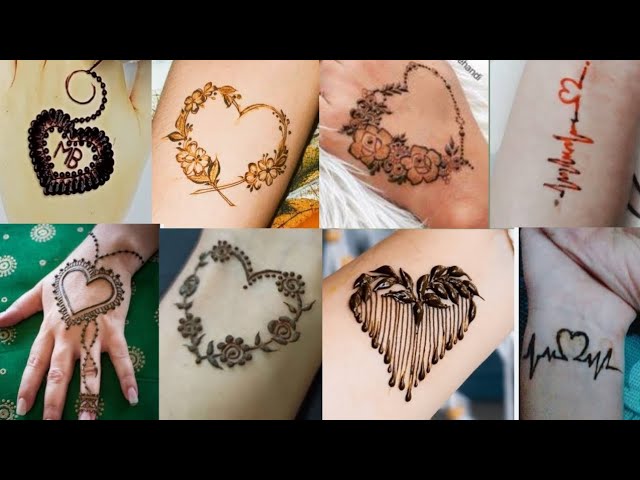 Finger Print Heart Shape Tattoo
