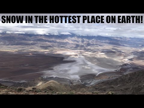 Snow in Death Valley? (California, USA) 🇺🇸