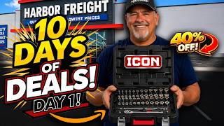 Harbor Freight 10 Days of Deals – INSANE 40% OFF ICON Service Sets (BUY NOW!)