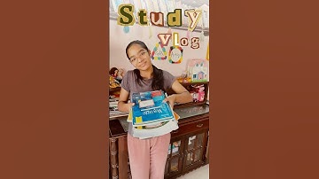 Mini Study Vlog 📚 | Productive Study Day as a 7th Grader #Shorts #studyvlog #studentlife #minivlog