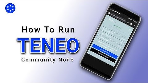 How to RUN TENEO Community Node •||• How to Add Extension on Chrome Laptop or Android