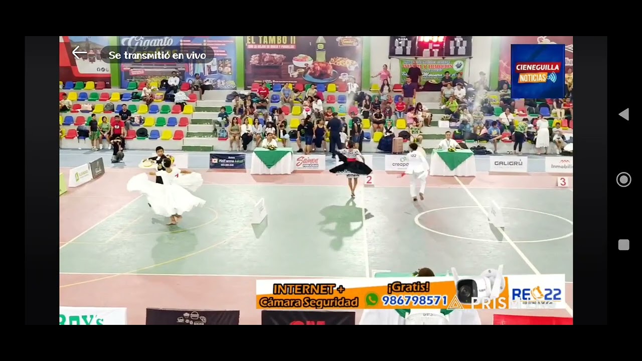 Final infantil Nacional Concurso Cieneguilla campeones Maripaz Mendoza y Thiago Cahuana