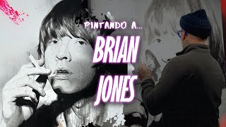 - Maseda - pinta el retrato desde cero a Brian Jones