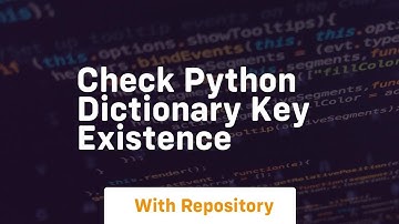 check python dictionary key existence