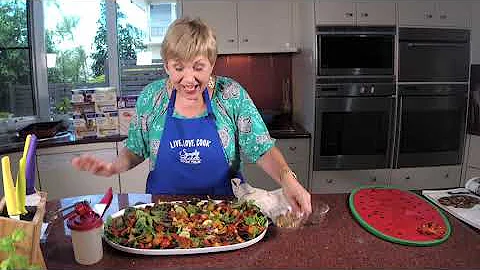 Roasted Vegetable and Pine Nut Salad