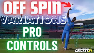 How To Bowl Off Spin || Pro Controls || Cricket 24 || screenshot 3