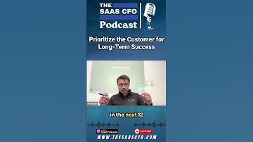 Prioritize the Customer for Long Term Success #saas #ai #shorts #tabs #podcast