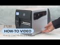 Zebra ZT230 How-To Load Media and Ribbon