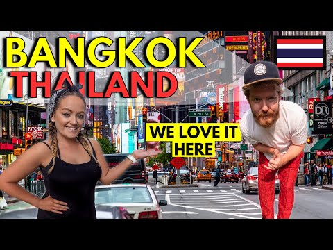 WE CANT BELIEVE HOW GOOD BANGKOK IS | First Impressions of THAILAND 🇹🇭