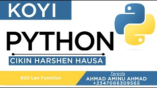 BELAJAR PYTHON 20 Fungsi LEN