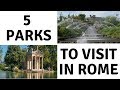 5 Beautiful PARKS in Rome that YOU MUST VISIT (Vani's VLog #3)