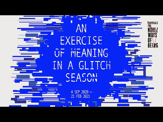 An Exercise of Meaning in a Glitch Season