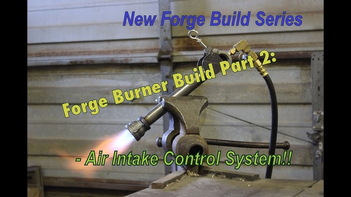 How to make a forced air propane burner EASY! 