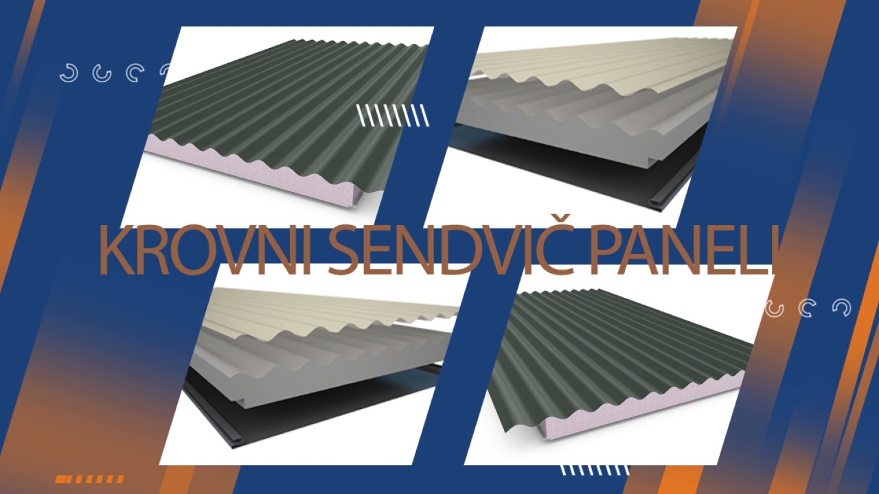 krovni sendvic paneli - YouTube