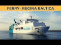 Arrival of ferry regina baltica almera balearia