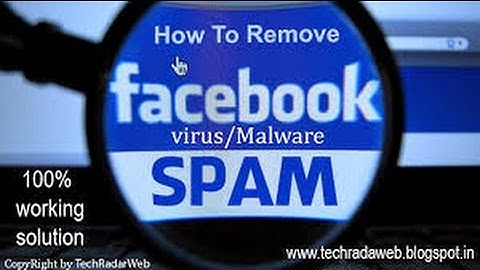 How to Remove Viruses from your facebook account !!
