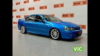2004 Ford BA Falcon XR8 260 Boss 5.4L V8 Manual