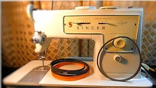 How to Change the Internal Motor Belt on a Vintage Singer Sewing Machine