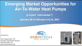 Example Systems Using Enertech Air to Water Heat Pumps