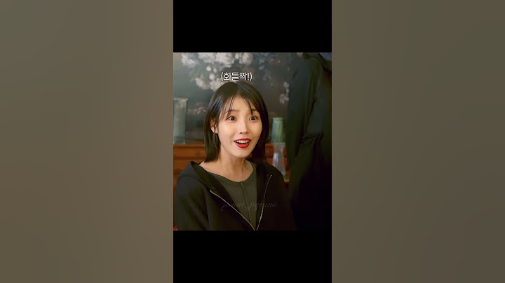 [아이유] 사람을 밀어버린 아이유의 대처 방법