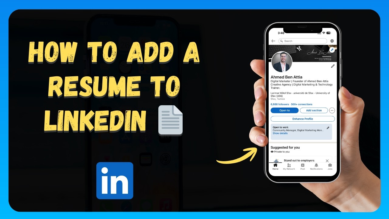 How to Add a Resume to LinkedIn 📄 [New 2026 Update] - YouTube