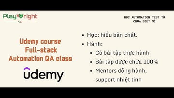 Giới thiệu khoá học Udemy: Full-stack automation QA với Playwright